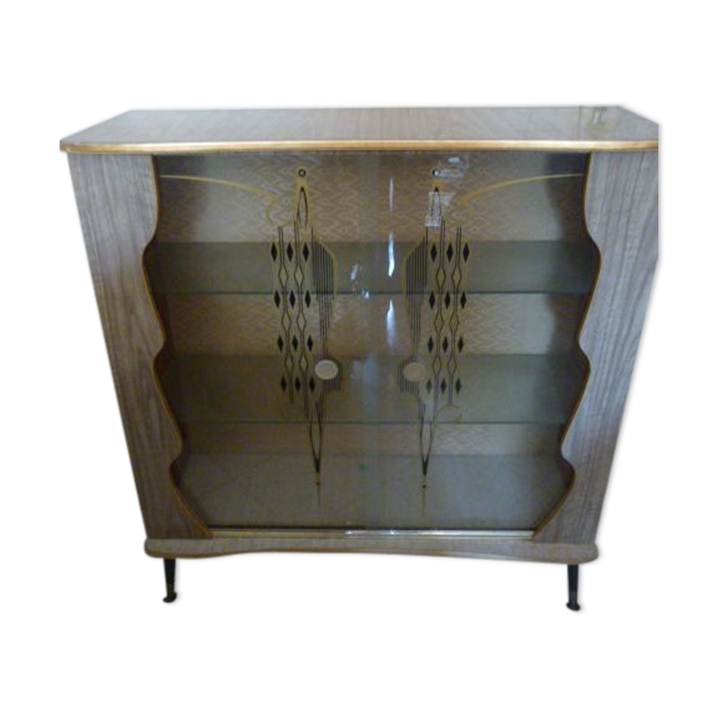 Meuble vitrine ancien art deco