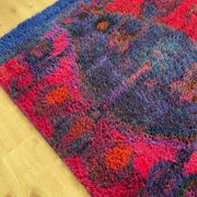 Original scandinavian rya rug by oili mäki for finnrya oy ab, finland