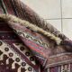 Old Afghan wool rug 270x186cm