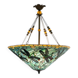 Tiffany pendant lamp Libelle green