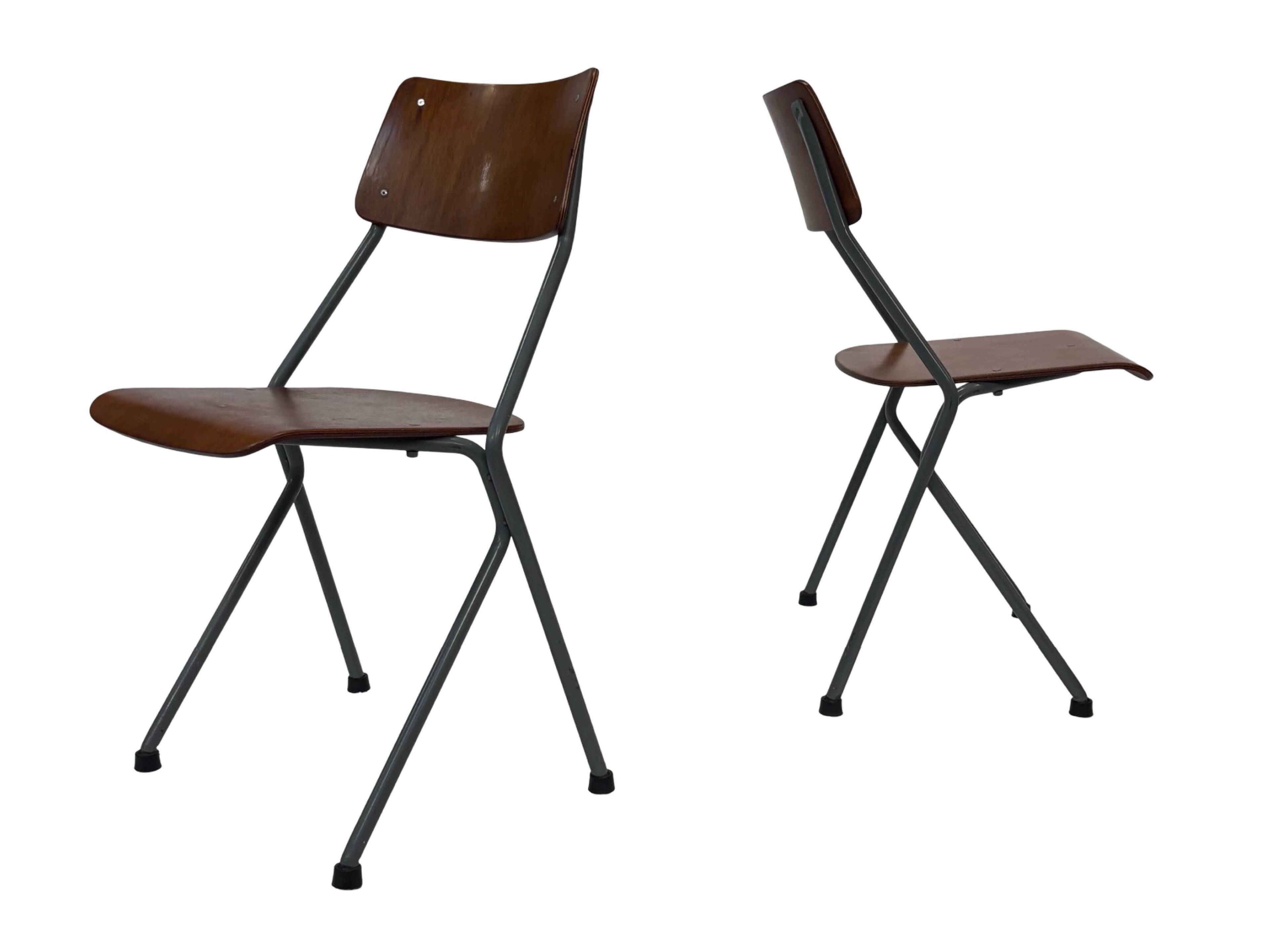 Vintage chair by Ahrend Cirkel 1960s minimalist Dutch design