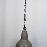Holophane vintage industrial pendant light