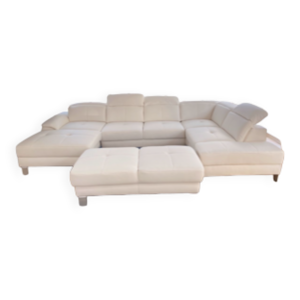 Canapé panoramique design - blanc