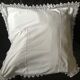 Large old pillowcase lace edges