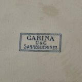 Sarreguemines U&C oval dish
