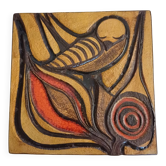 Noomi Backhausen – Soholm Bornholm – Plaque murale en céramique – 1982