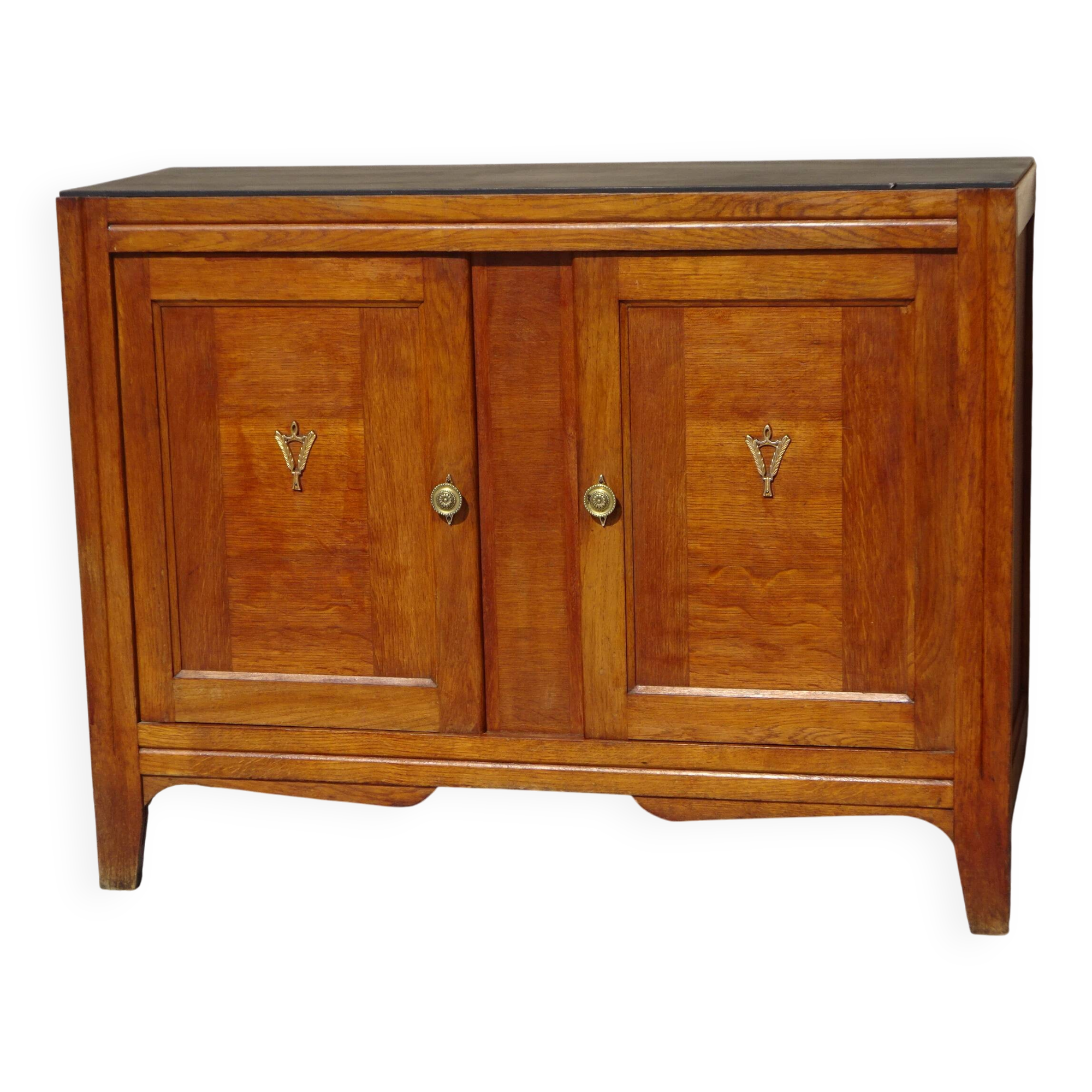 Vintage buffet in light and black oak