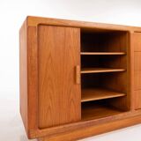 Tambour door sideboard by Johannes Andersen for C.F.C. Silkeborg, Denmark