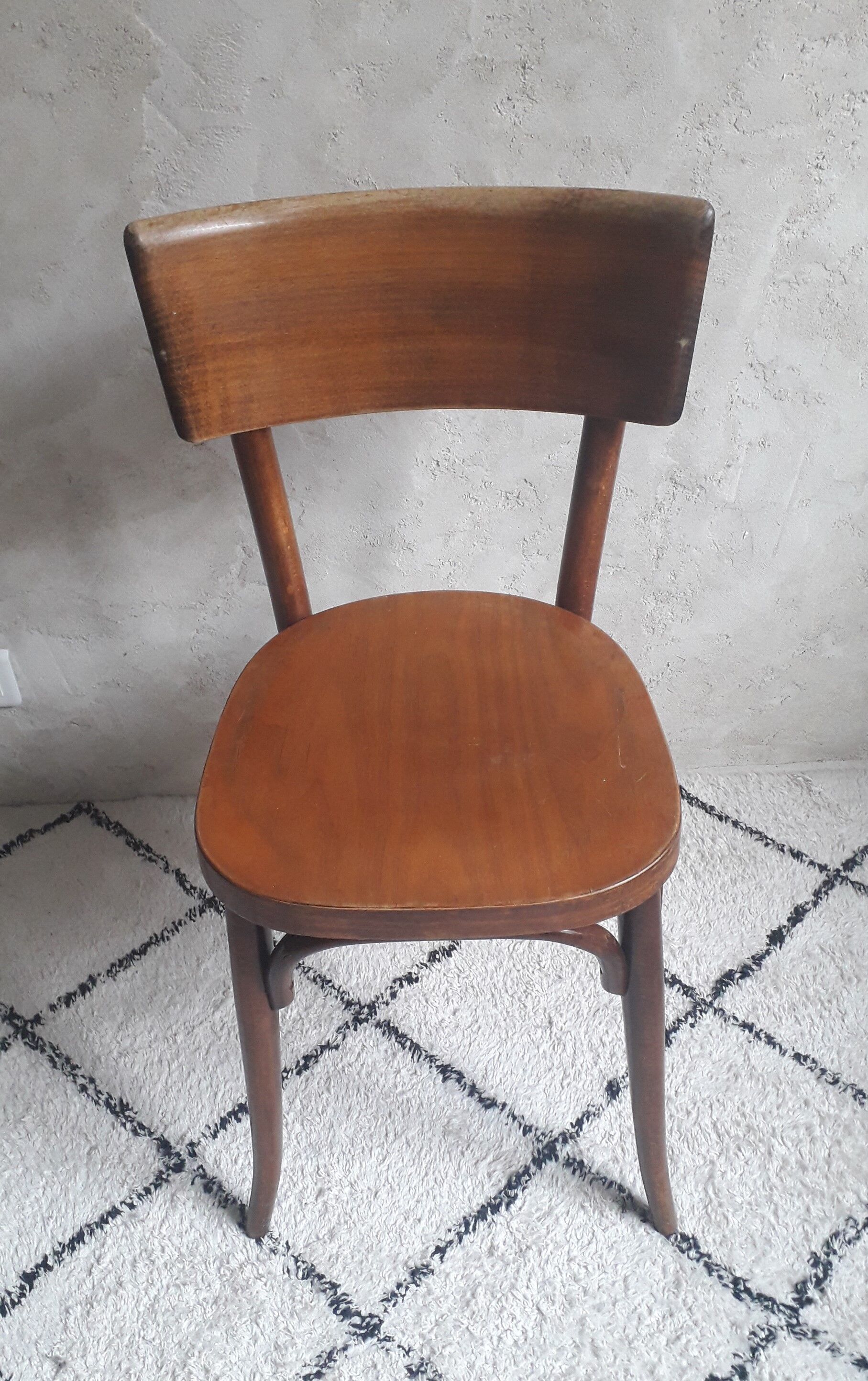 Set de 4 chaises bistrot dépareillées