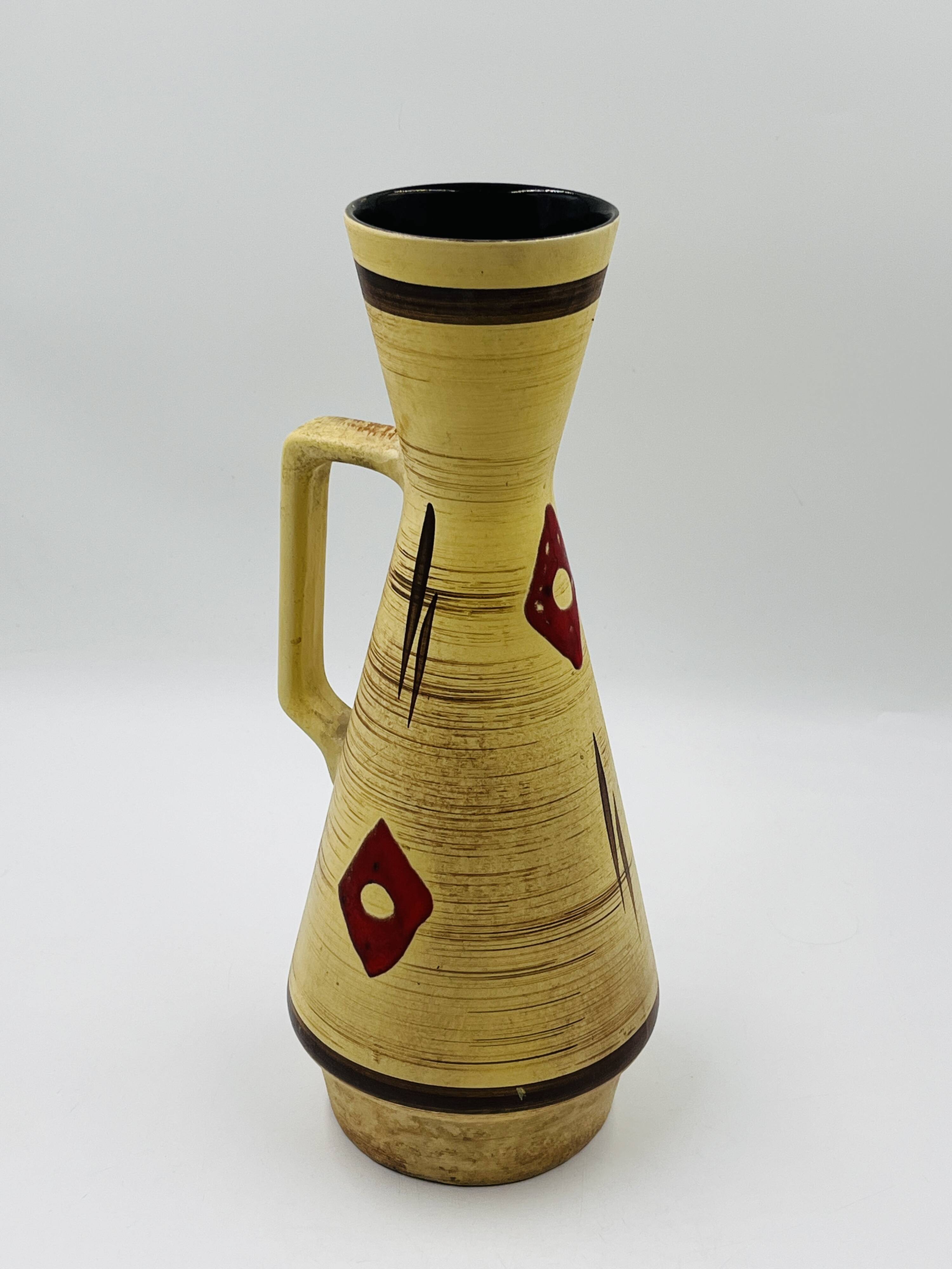 Vase cruche Dümler & Breiden jaune