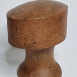Old wooden hat shape on foot, 1900, 30