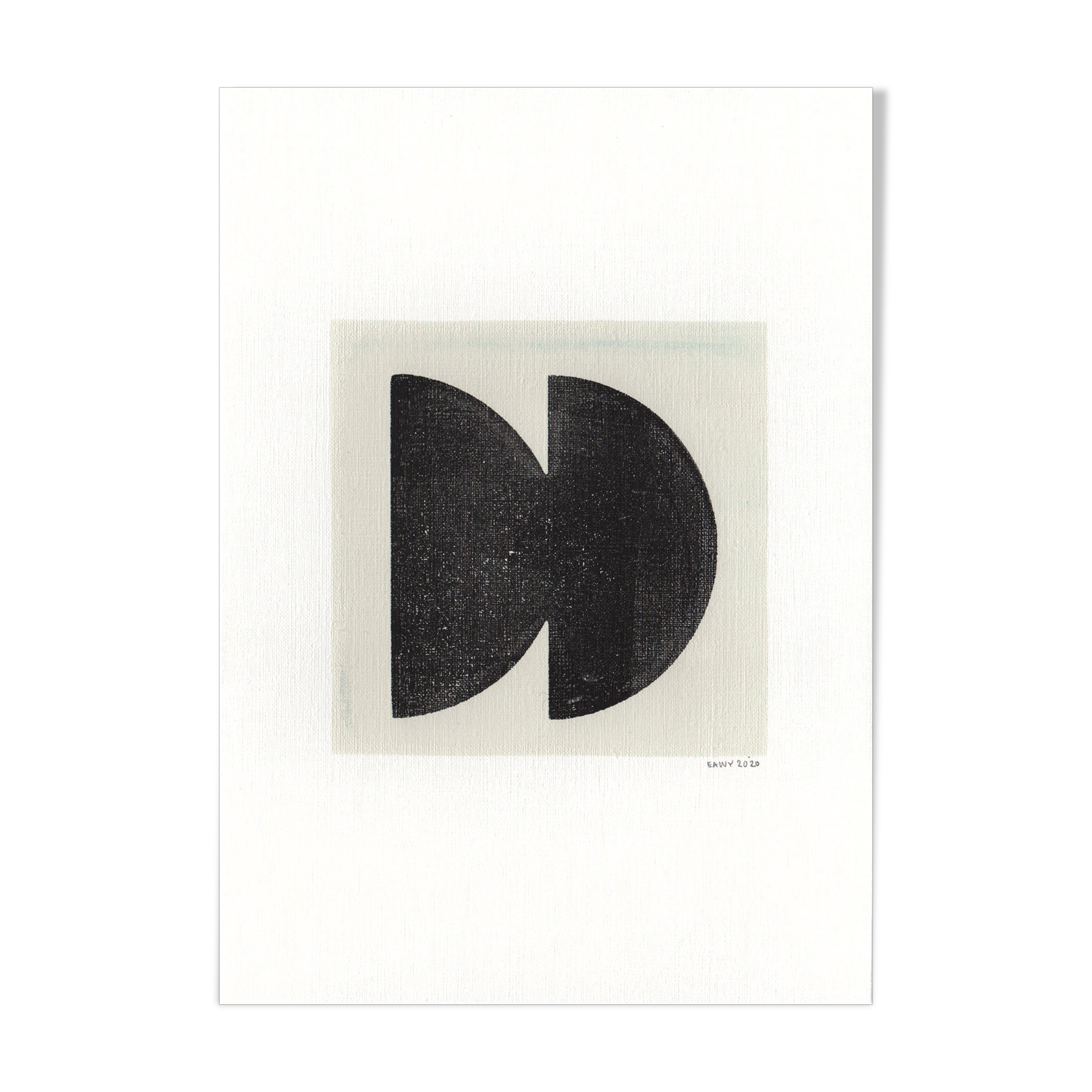 Painting on paper • M185 • signed Eawy