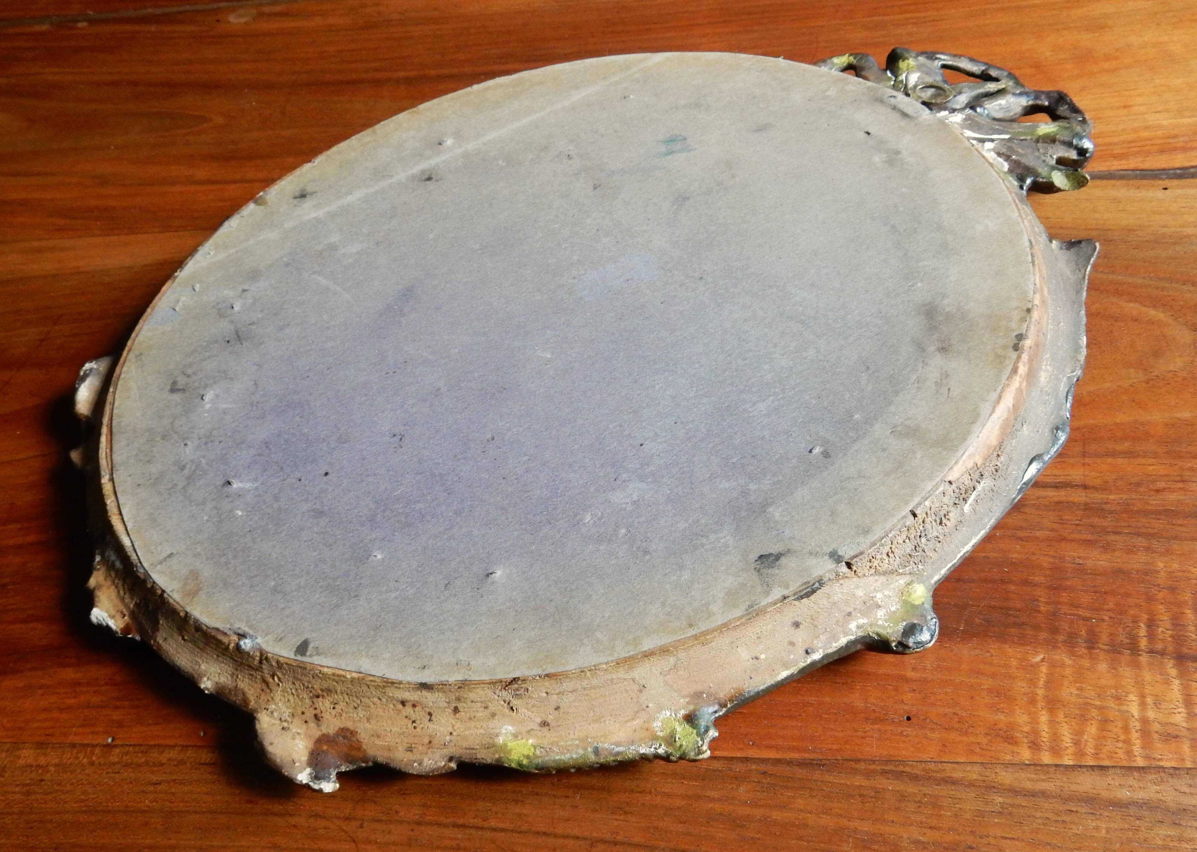 Framed tapestry portrait of Jesus Christ