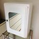 Armoire de toilette-pharmacie blanche en métal années 50/60