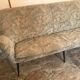 Vintage bench 1940-60's shape basket compass feet