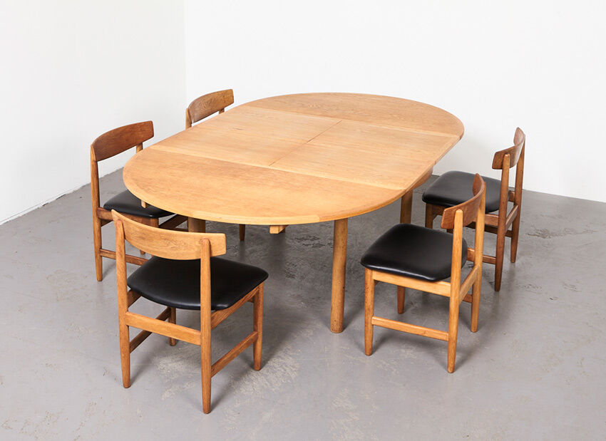 Oresund extandable dining table by Borge Mogensen for Karl Andersson & Soner 1955