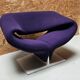 Artifort Ribbon chair designed by Pierre Paulin in 1960.