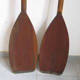 Paire de pagaies vintage 1970