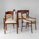 Mid-Century Modern Cavatorta Wood Dining Chairs, Italy 1960s