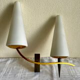 Opline & brass wall lamp