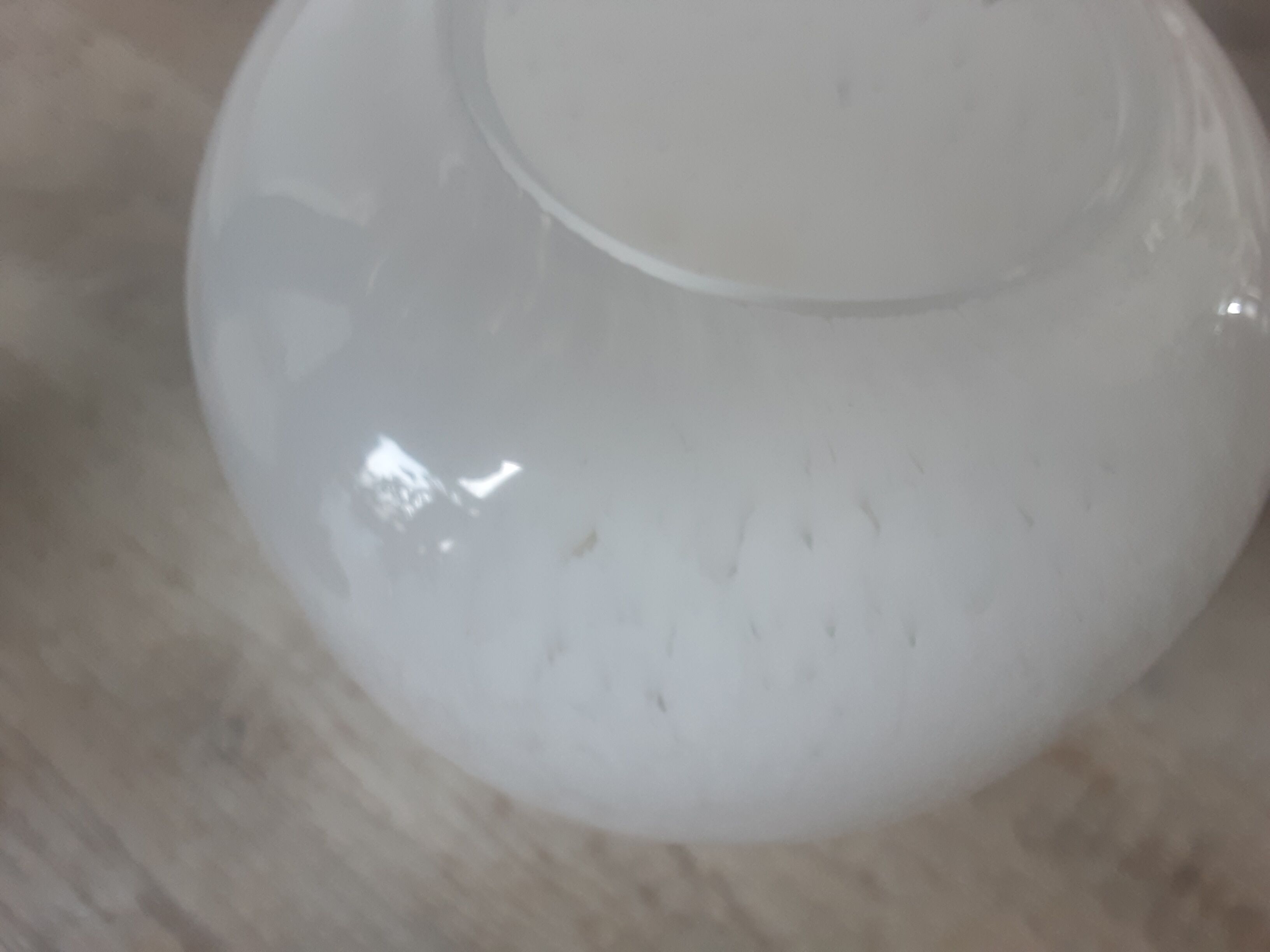 White Murano vase - year 80