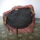 Armchair toad in velvet rose