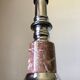 Lamp foot chrome and pink marble