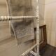 Wooden towel rack