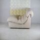 Chair "Space Age" in unbleached wool, France, circa 1970