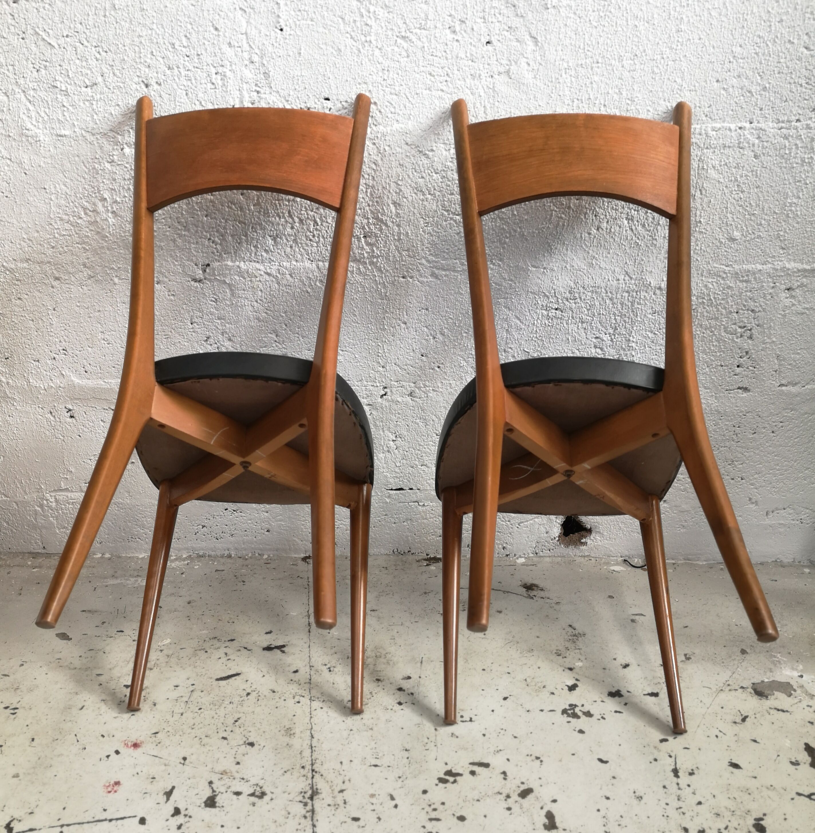 Pair of teak chairs 1950