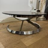 Scimitar coffee table by Boris Tabacoff 1970