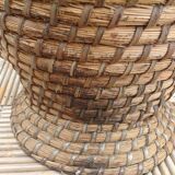 Cache pot en paille