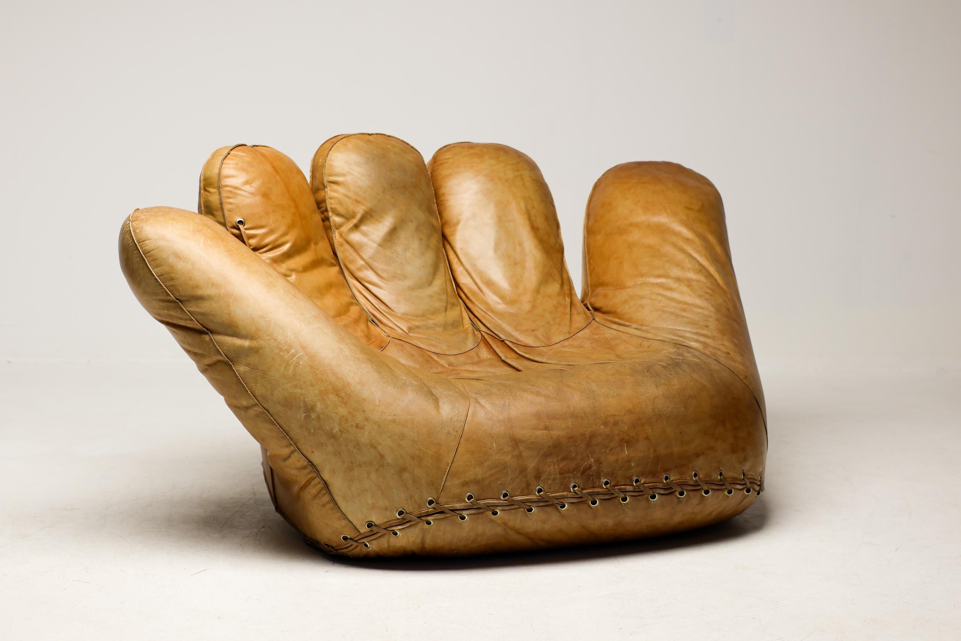 Radical Softness: The Original 1970s Joe Leather Armchair by Poltronova