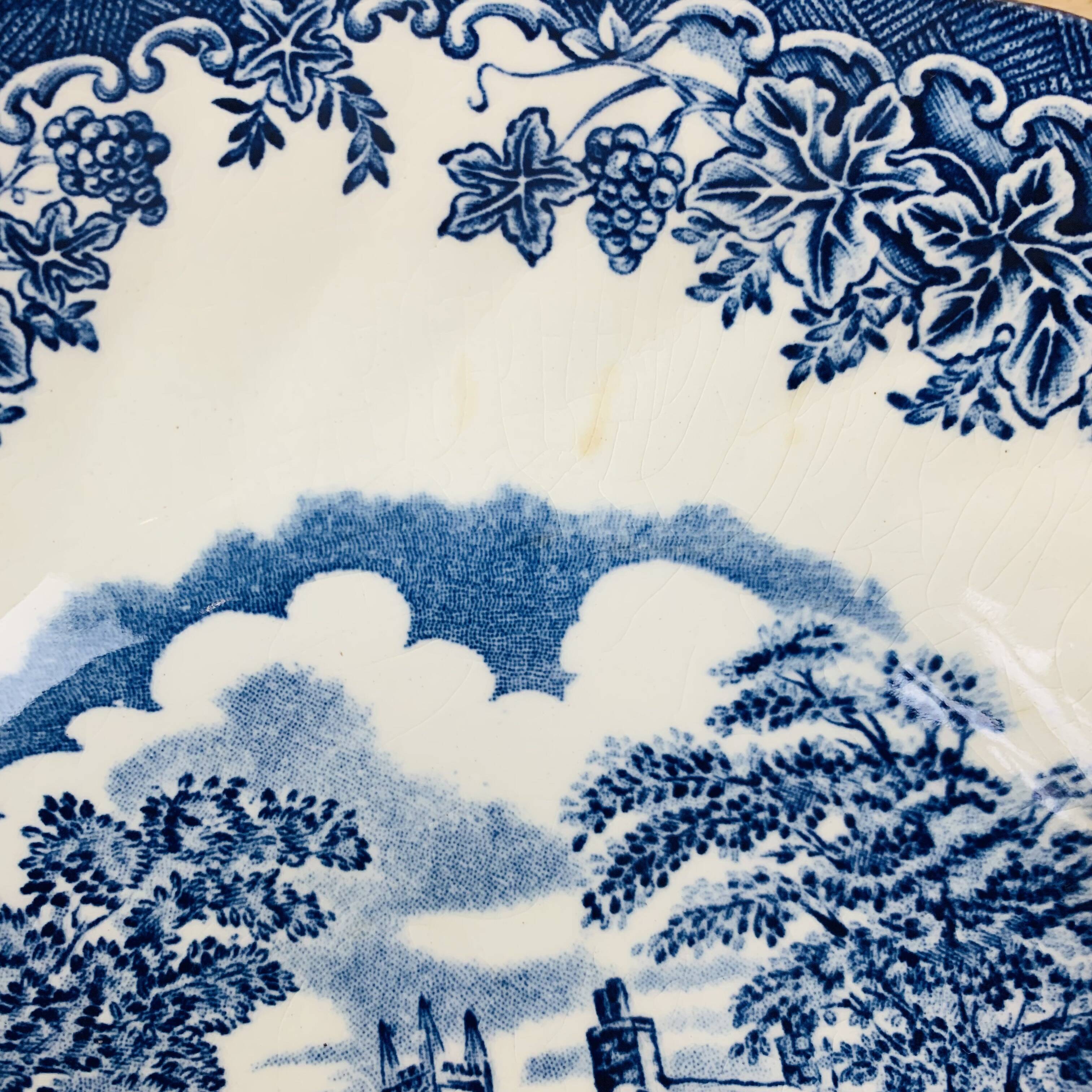 5 Myott The Brook English ironstone soup plates