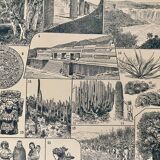 Geography cartography world travel ethnography craft pottery Incas Mexico Cortez