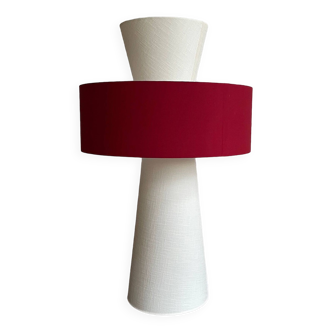 Lampe de meuble design Lamp'cône rouge