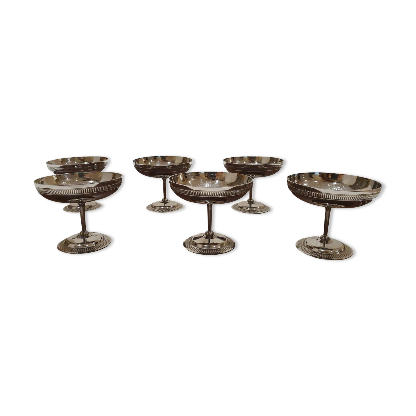 Stainless steel dessert cups