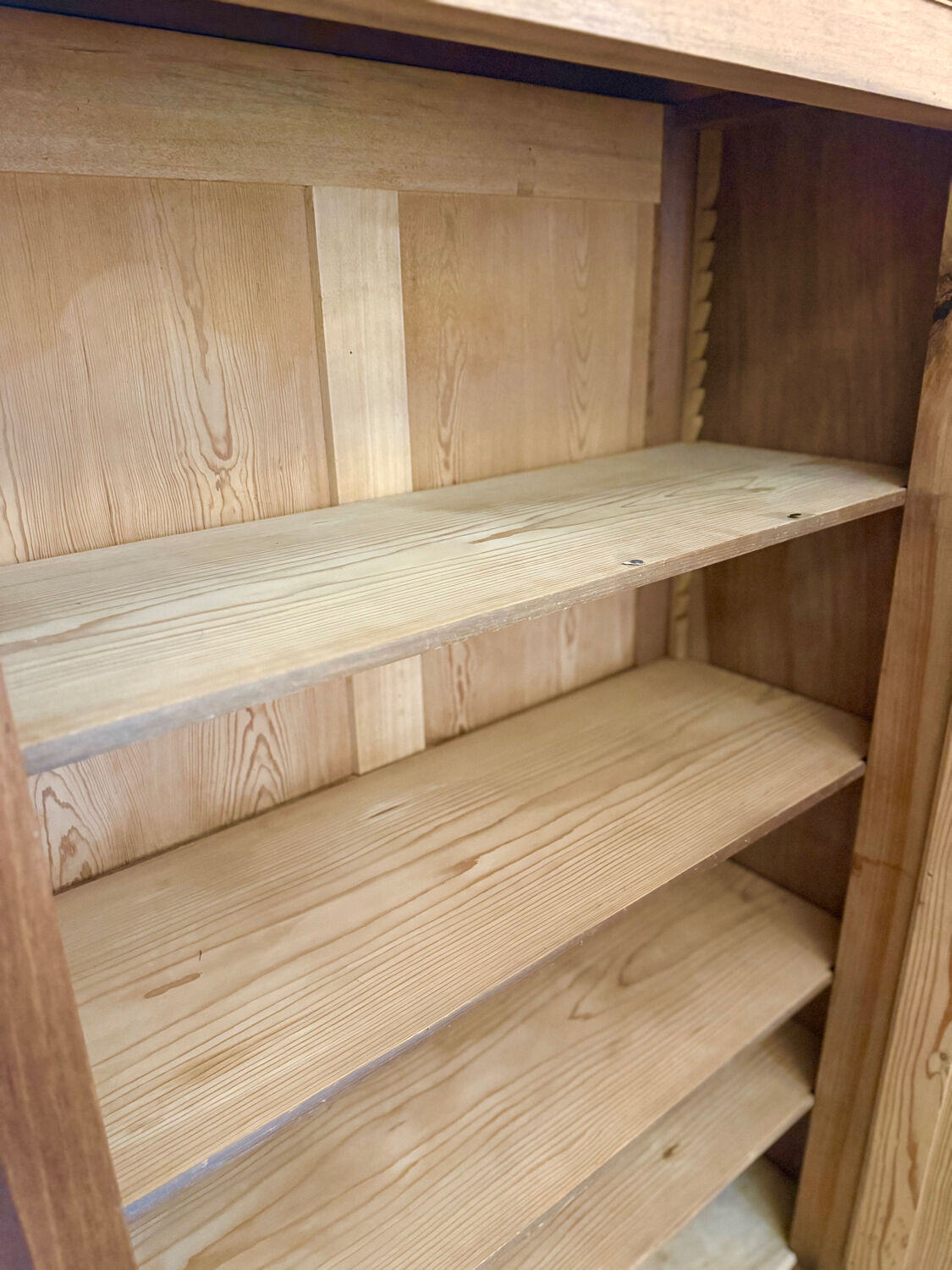 Walnut Bonnetière wardrobe