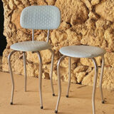 Ensemble chaise et tabouret enfant