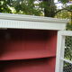 Bookcase old painted showcase