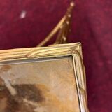 Gilded bronze coffee table palm tree décor