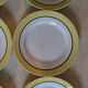 Six vintage dinner plates