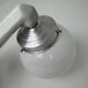 Pair of vintage opaline wall sconces