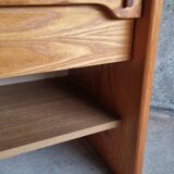 Vintage pine bedside table