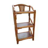 Rattan and canning shelf