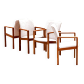 Suite de quatre fauteuils de Dyrlund en teck