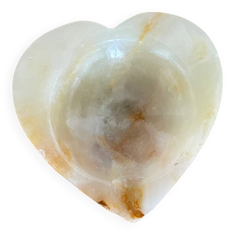 Vide poche cœur onyx