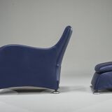 Set of Loge Lounge Chair & Ottoman by Gerard Van Den Berg for Montis, 1990s