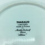 4 broth bowls in taraud limoges porcelain.