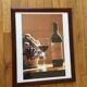 Bordeaux bistro poster frame